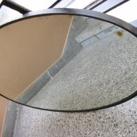 Ретро огледало в рамка от ковано желязо, снимка 3 - Огледала - 21207916