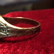 Немски сребърен мемориален пръстен Ritterkreuz, снимка 3 - Антикварни и старинни предмети - 16689963