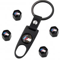 Капачки за вентили на джанти и ключодържател за BMW тунинг стил, БМВ лого, подарък, снимка 5 - Аксесоари и консумативи - 20774016