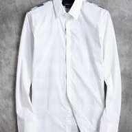 3.1 PHILLIP LIM WHITE PLAID PANEL Мъжка Риза size M, снимка 8 - Ризи - 12809982