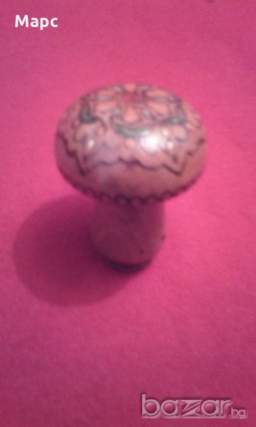 дървена гъбка, сувенир , снимка 1