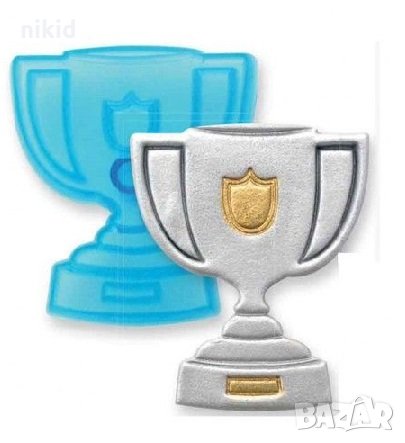 Купа Трофей Пластмасов печат с релеф резец за бисквитки фондан торта