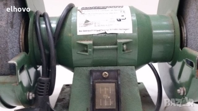 Шмиргел MANNESMANN 200W, снимка 2 - Други машини и части - 25621640