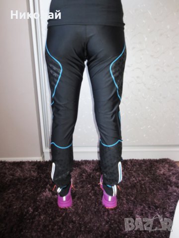 Nike Dri-Fit Running Long Tights L Black-Blue, снимка 17 - Клинове - 19065620