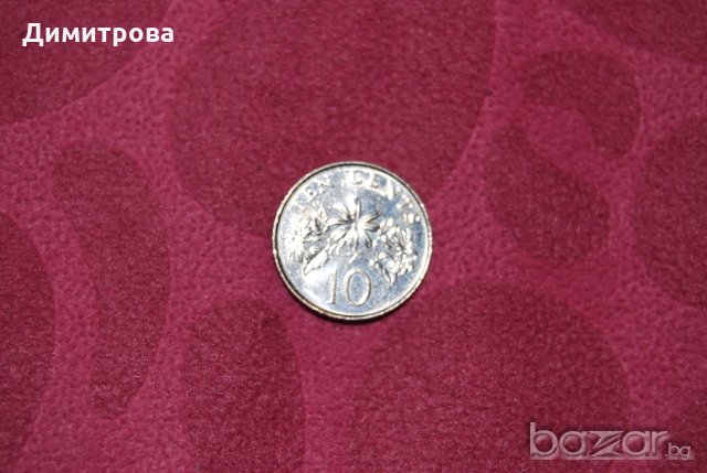 10 цента Сингапур 2011, снимка 2 - Нумизматика и бонистика - 19440046