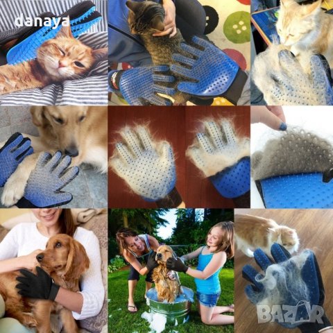 472 Масажираща ръкавица за обиране на косми от домашни любимци, снимка 10 - За кучета - 22307496