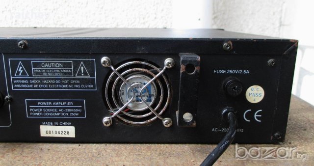 ★ █▬█ █ ▀█▀ ★ DAP AUDIO – CLUB 500 – Мощно – 2X170W/4OMA, 2X120W/8OMA., снимка 8 - Ресийвъри, усилватели, смесителни пултове - 21239483