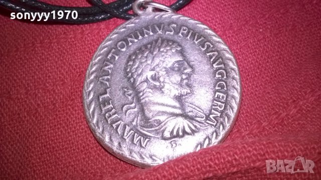 ретро колие-4см-посребрено, снимка 10 - Колекции - 22547481