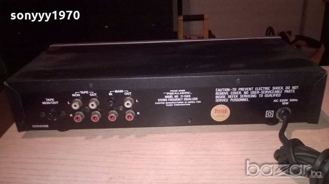 realistic stereo equalizer-внос франция, снимка 16 - Ресийвъри, усилватели, смесителни пултове - 19992291