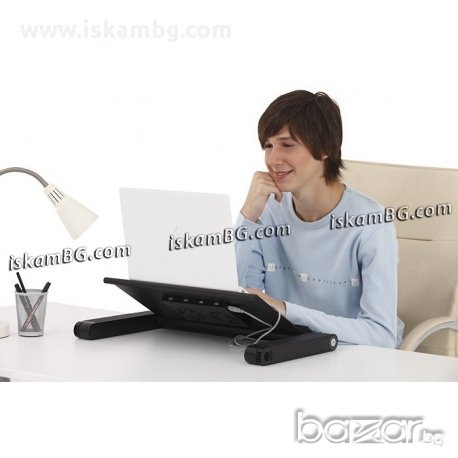 Алуминиева масичка за леглло Т8 - КОД 0715, снимка 5 - Лаптоп аксесоари - 13468083