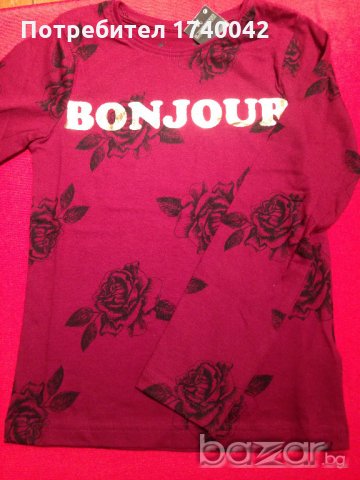 нова памучна блуза с дълъг ръкав за момиче 7-8год. и 9-10год., снимка 8 - Детски Блузи и туники - 20870424
