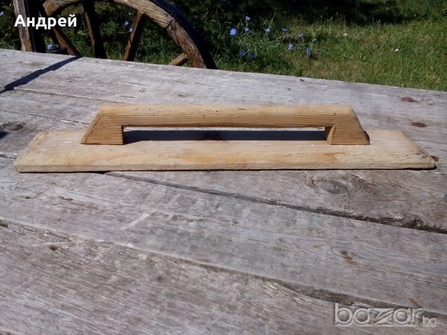 Стара дървена маламажка, снимка 3 - Антикварни и старинни предмети - 16846126