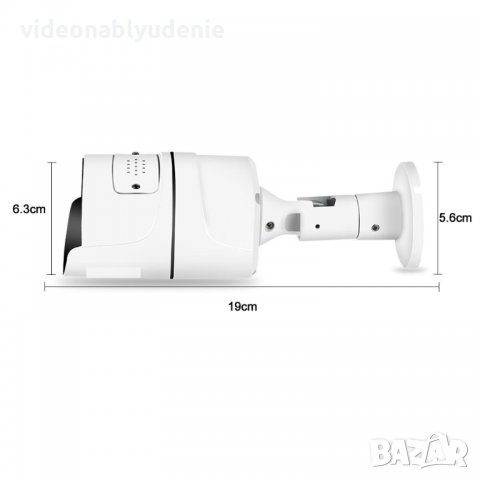 Микрофон Wifi Метална FULL HD 1080р 2 Mpx IR-Cut 3Array Ударо/Водоустойчива IP Камера mSD Карта Слот, снимка 9 - IP камери - 23563044
