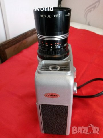 Стара Колекционерска Механична Камера Revue 85E от 1960-те, снимка 6 - Антикварни и старинни предмети - 24579070