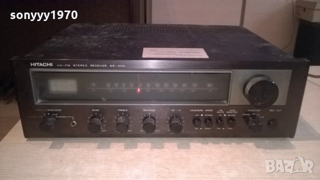 sold out-hitachi sr-302 stereo receiver-за ремонт-внос гърция, снимка 1 - Ресийвъри, усилватели, смесителни пултове - 22463484