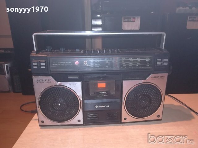 sanyo m4100lu-ретро касетофон-внос швеицария, снимка 7 - Радиокасетофони, транзистори - 20967626