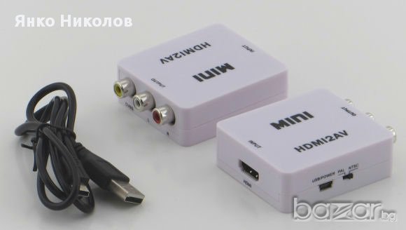 Нов конвертор от HDMI към 3 чинча(RCA) - видео преходи