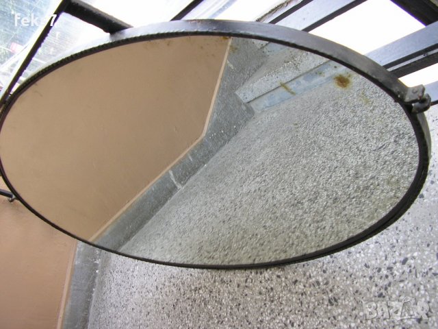 Ретро огледало в рамка от ковано желязо, снимка 3 - Огледала - 21207916
