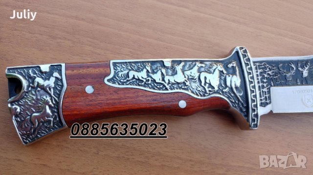 Ловен нож с фиксирано острие Columbia KB3189, снимка 7 - Други инструменти - 18340259