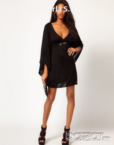 MISS SIXTY-нова черна рокля Мис Сиксти-XS/S и L/XL размер, снимка 12 - Рокли - 20564732