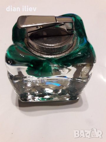 Стара настолна газова запалка, снимка 8 - Антикварни и старинни предмети - 24518007