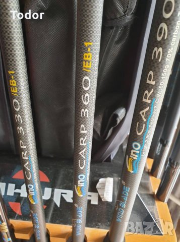 Шаранджийска Пръчка Wind Blade Fino Carp Pro 3.3/3.6/3.9, снимка 4 - Въдици - 25173401