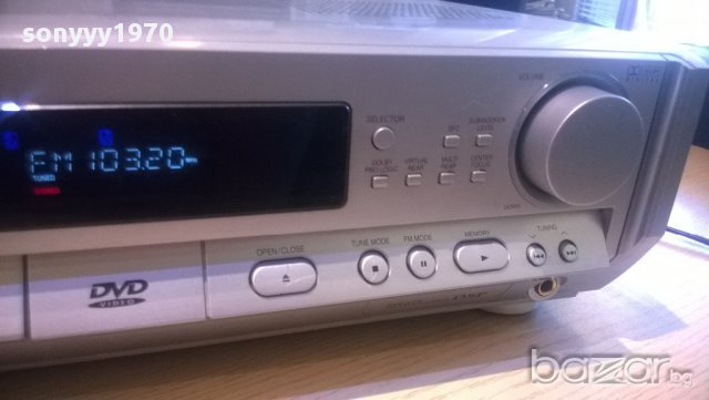 panasonic sa-ht80 dvd home theater sound system-178watts-внос швеицария, снимка 6 - Ресийвъри, усилватели, смесителни пултове - 10362176