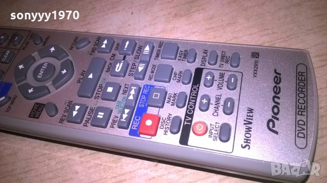 pioneer vxx2910 hdd dvd recorder remote control-внос швеция, снимка 6 - Дистанционни - 25518365