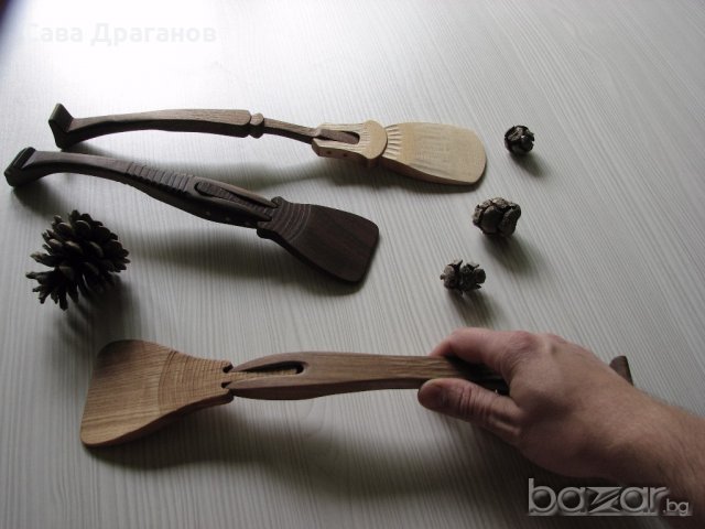 Уникални дървени бъркалки за готвене, снимка 4 - Други - 18354283
