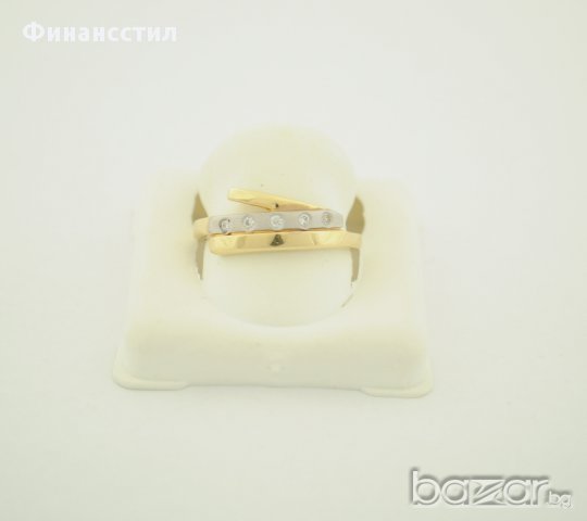 Нов златен пръстен Д 41553-3