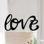 LOVE пластмасов топер украса табела за сватбена сватба торта