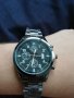 Мъжки нов луксозен моден ръчен часовник с календар от неръждаема стомана кварцов, масивен бизнес, снимка 14