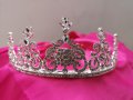 Красива Луксозна корона за глава с множество нежни кристали🤩💃😍 , снимка 5