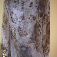 Тигрова копринена блуза, снимка 3 - Блузи с дълъг ръкав и пуловери - 19911637