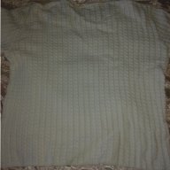 Бяла блуза от плетиво, снимка 2 - Блузи с дълъг ръкав и пуловери - 15627295