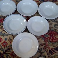 6бр порцеланови дълбоки чинии, различни видове
