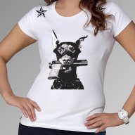 НОВО! Хитова дамска тениска DOBERMAN с дизайн! Създай модел с твоя снимка!, снимка 3 - Тениски - 13561814
