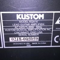 kustom by celestion kga16 usa-guitar amplifier-внос англия, снимка 10 - Ресийвъри, усилватели, смесителни пултове - 22816763