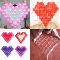 Мрежа разтегателна пластика за оформяне на сърце от балони украса декор парти , снимка 1 - Други - 25988329