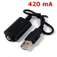 USB кабел-зарядно за електронна цигара eGo (5V -> 4.2V 420mA), снимка 1 - Друга електроника - 8906013