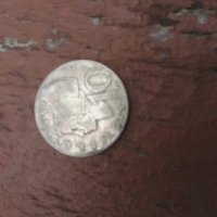 Продавам сребърна монета: 10 шилинга Австрия 1958 година, снимка 1 - Нумизматика и бонистика - 21234893