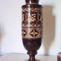 Стара дървена ваза 2, снимка 4 - Антикварни и старинни предмети - 23117253