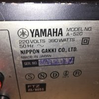 yamaha a-520-stereo amplifier-made in japan-внос швеицария, снимка 18 - Ресийвъри, усилватели, смесителни пултове - 21342635