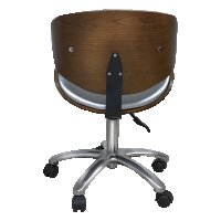 Козметичен/фризьорски стол - табуретка с облегалка Hera -черна,бяла,бежова,сребриста, снимка 6 - Фризьорски столове - 24223846