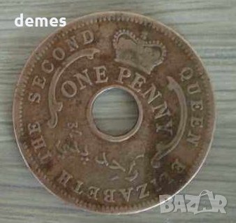  Нигерийска Федерация - 1 пени, 1959 г. - 1L, снимка 1