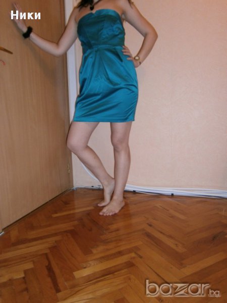Нова елегантна тюркоазена рокля "Atmosphere" - размер 40,UK 12, снимка 1