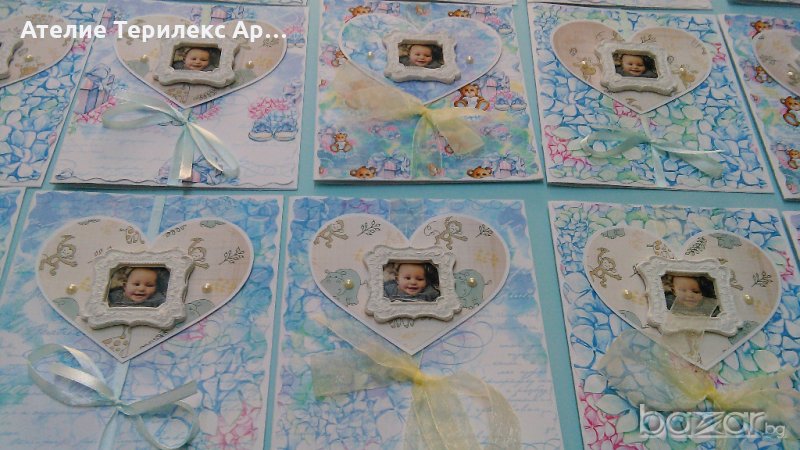 Покани за кръщене,рожден ден..лукс, снимка 1