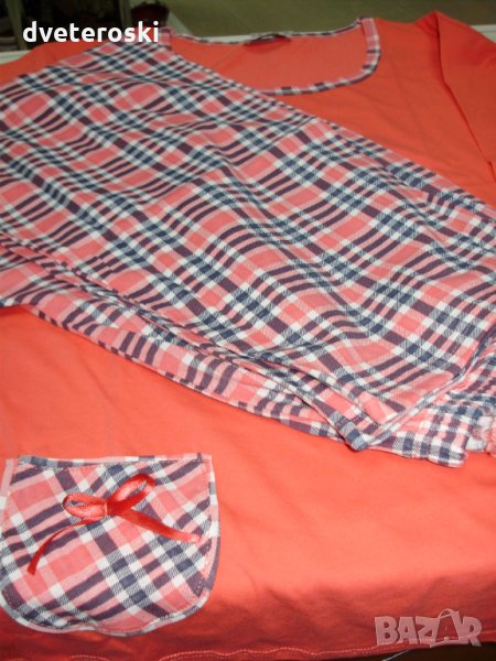 Дамска пижама с дълъг ръкав размер 4ХЛ, снимка 1