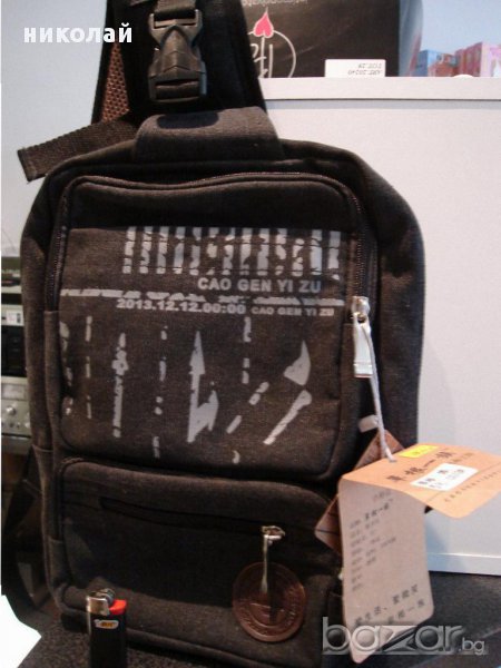 малка раница от плат, снимка 1