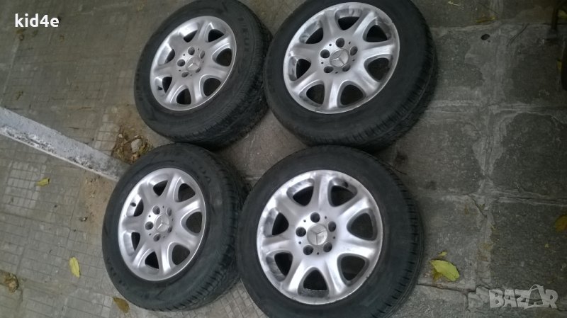 Джанти за Мерцедес Mercedes Ауди Audi Сеат Шкода Фолксваген 16"/7.5J/5x112mm/66.6mm/ET 46mm, снимка 1